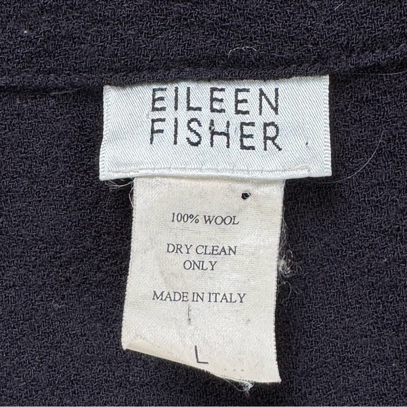 Eileen Fisher Italian Wool Cardigan Sweater - Picture 2 of 2